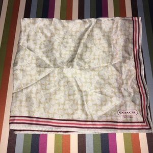 Coach bag tie/scarf